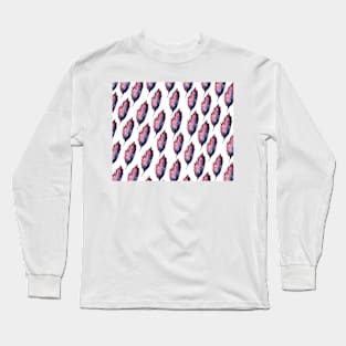 Watercolor feathers Long Sleeve T-Shirt